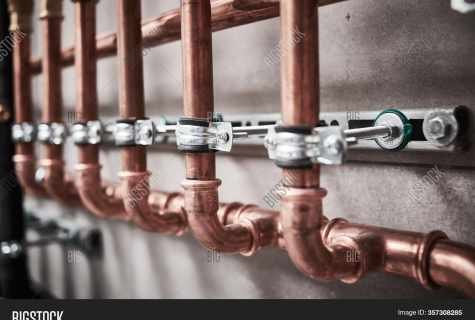 How to establish pipes for heating